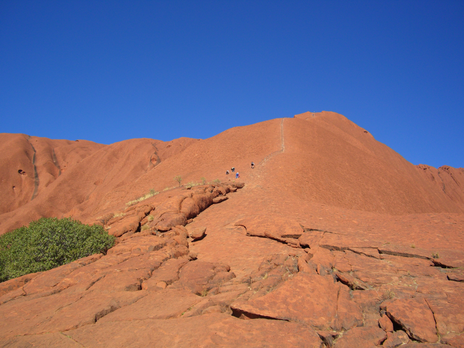 Uluru – Ayers Rock Uluru - Climbing the Ayers Rock